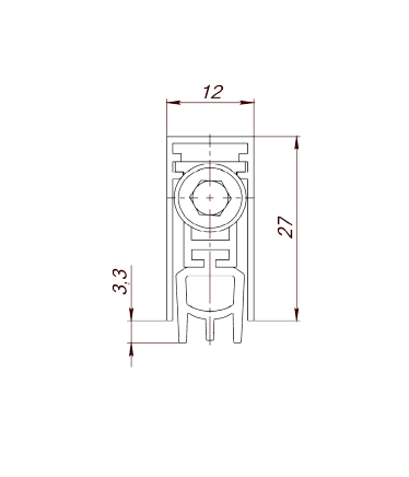 Автопороги Автопорог врезной FORBSA UNI 1020мм 
